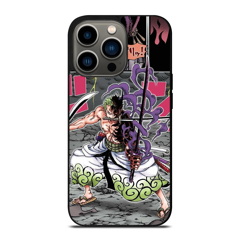 ONE PIECE RORONOA ZORO COMIC iPhone 13 Pro Case Cover