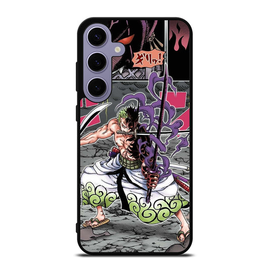 ONE PIECE RORONOA ZORO COMIC Samsung Galaxy S24 Plus Case Cover