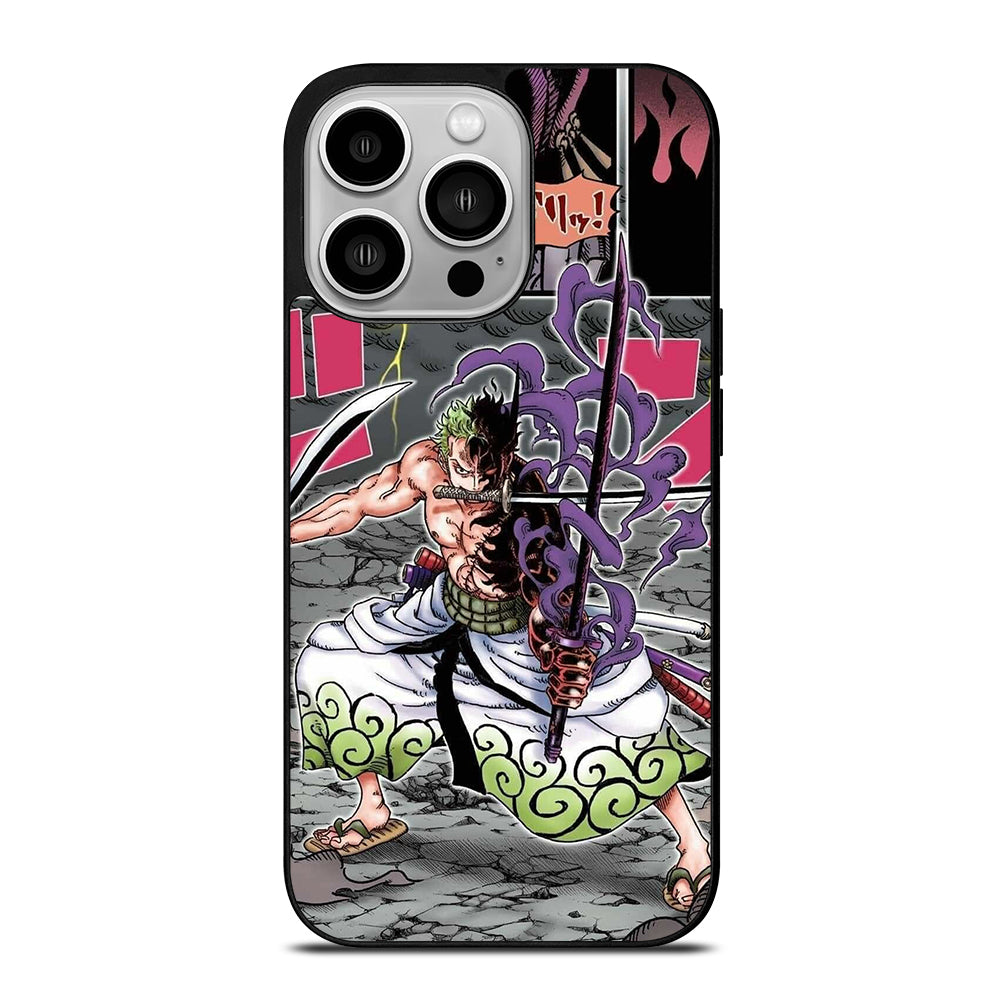 ONE PIECE RORONOA ZORO COMIC iPhone 14 Pro Case Cover