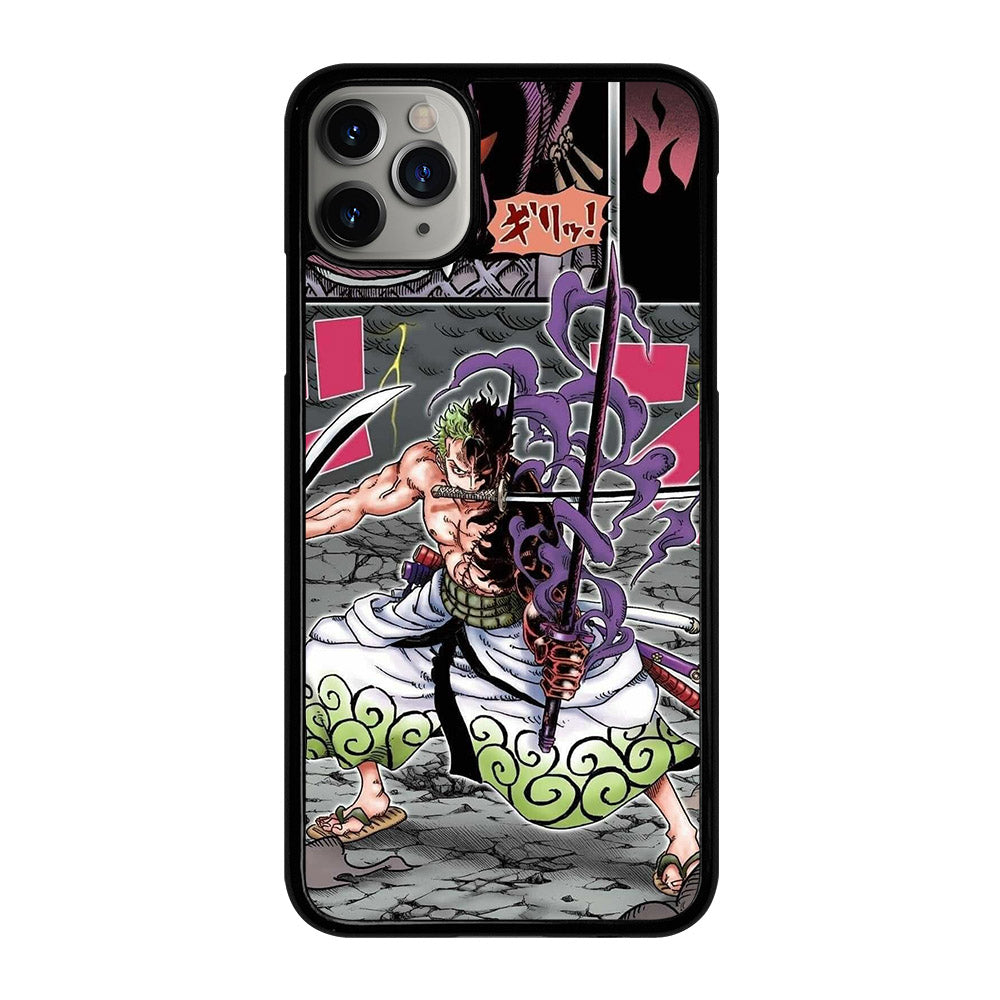 ONE PIECE RORONOA ZORO COMIC iPhone 11 Pro Max Case Cover