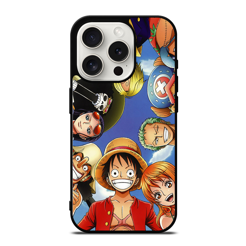 ONE PIECE STRAW HAT PIRATES CREW iPhone 15 Pro Case Cover