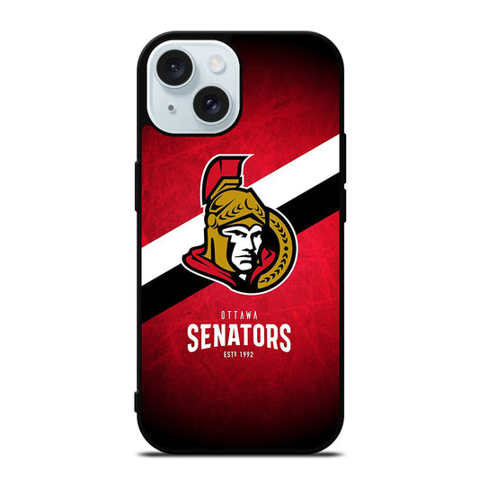 OTTAWA SENATORS HOCKEY LOGO 2 iPhone 15 Case Cover