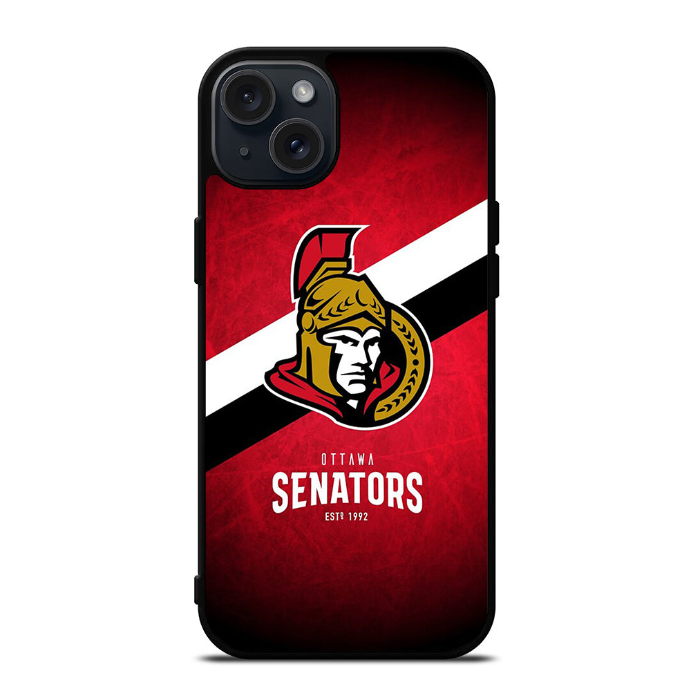 OTTAWA SENATORS HOCKEY LOGO 2 iPhone 15 Plus Case Cover