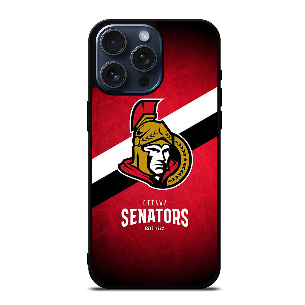 OTTAWA SENATORS HOCKEY LOGO 2 iPhone 15 Pro Max Case Cover