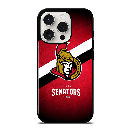 OTTAWA SENATORS HOCKEY LOGO 2 iPhone 15 Pro Case Cover