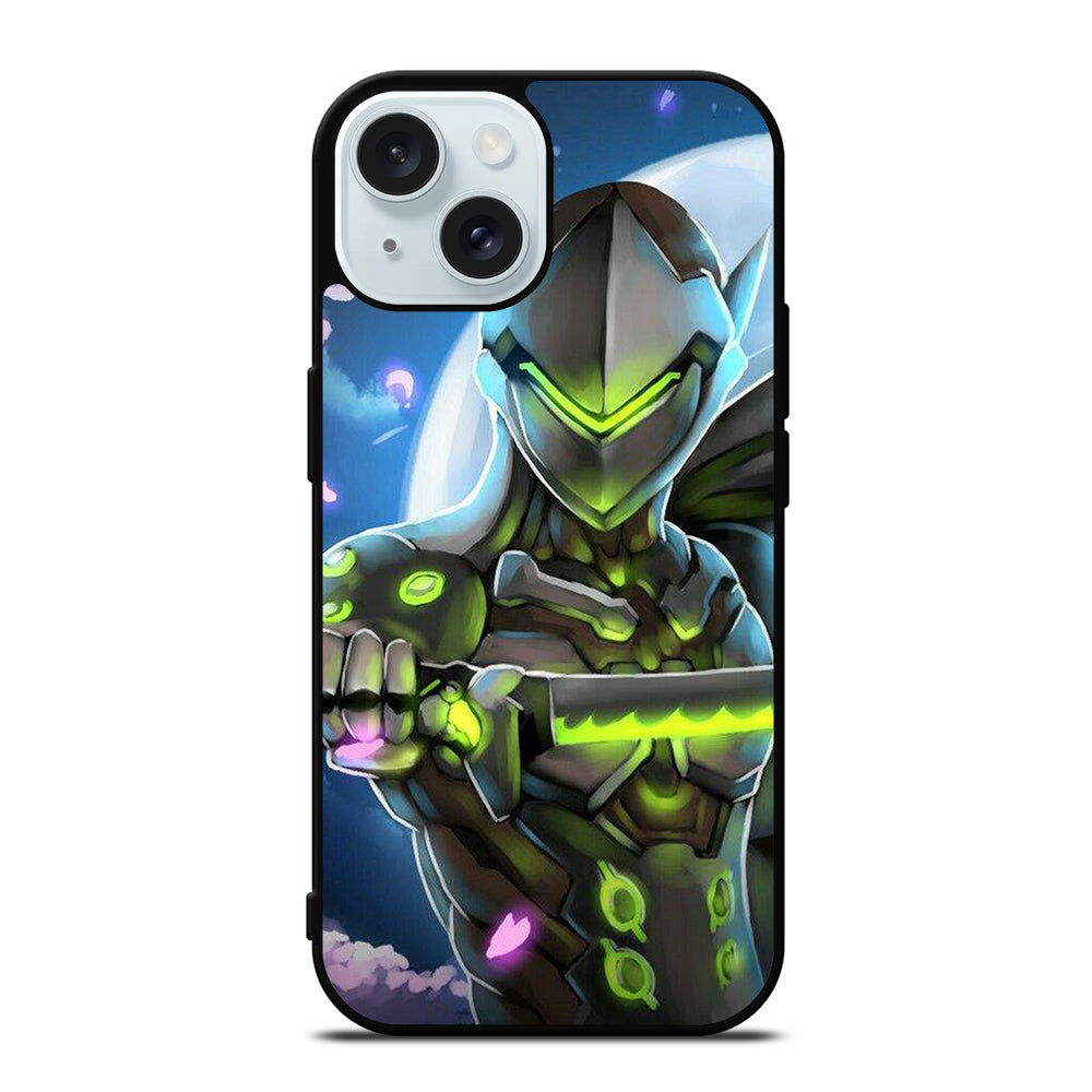 OVERWATCH GENJI MOON iPhone 15 Case Cover