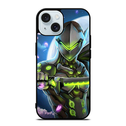 OVERWATCH GENJI MOON iPhone 15 Case Cover