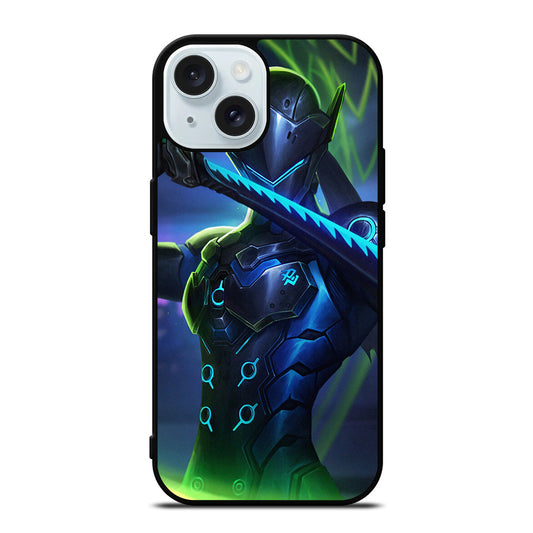 OVERWATCH GENJI SAMURAI ART iPhone 15 Case Cover