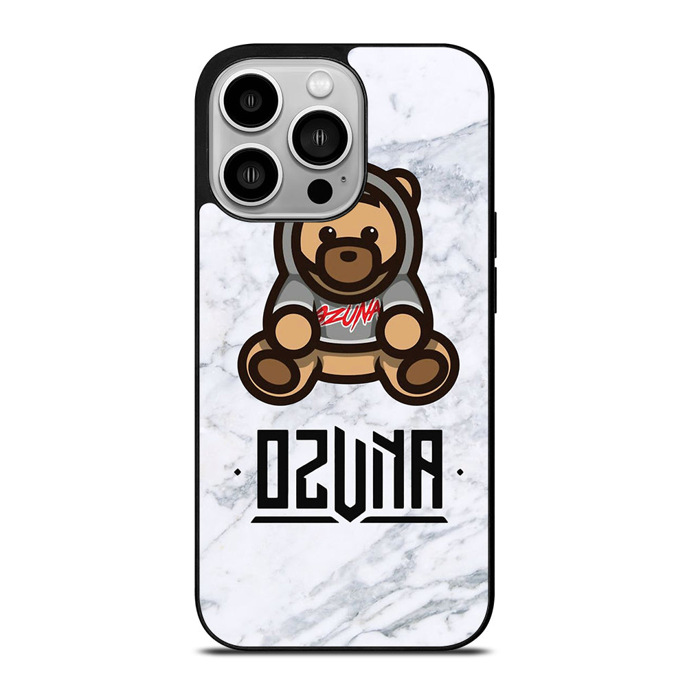 OZUNA BEAR LOGO MARBLE iPhone 14 Pro Case Cover