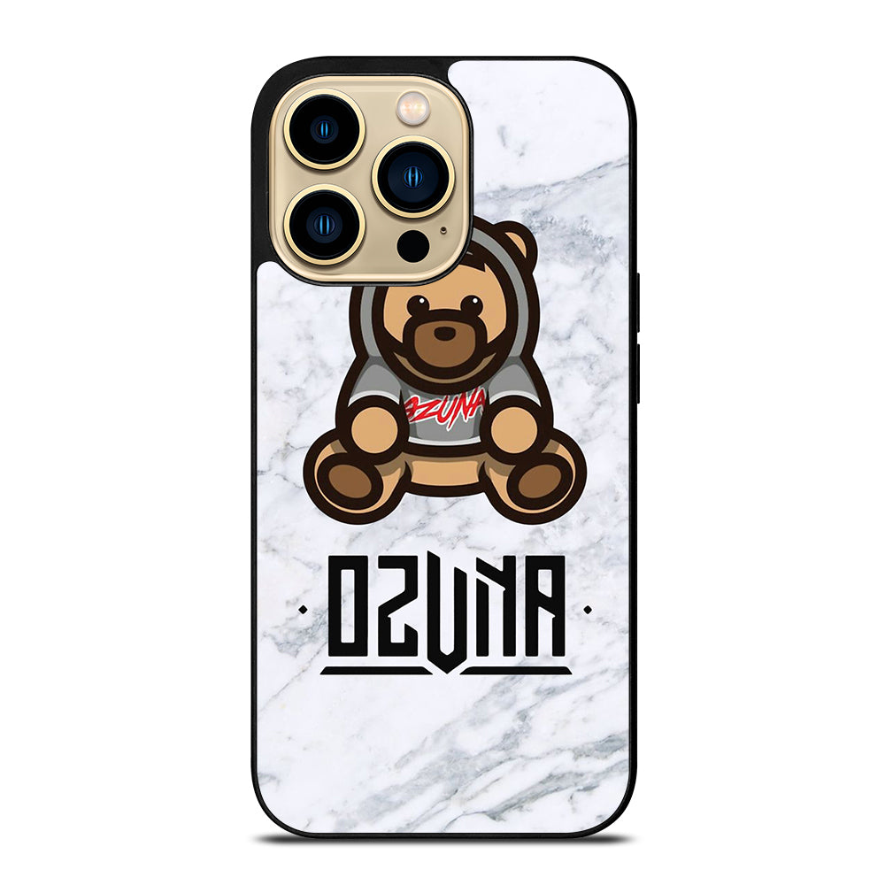 OZUNA BEAR LOGO MARBLE iPhone 14 Pro Max Case Cover
