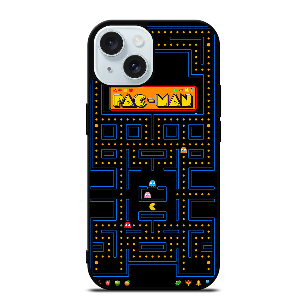 PAC MAN RETRO GAME iPhone 15 Case Cover