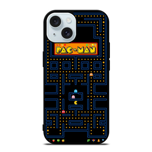 PAC MAN RETRO GAME iPhone 15 Case Cover