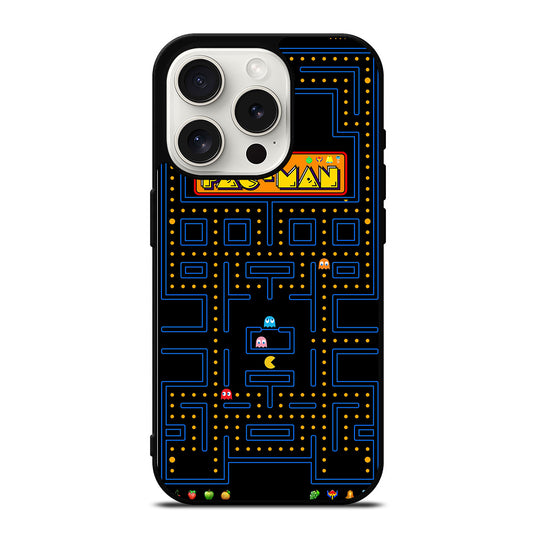 PAC MAN RETRO GAME iPhone 15 Pro Case Cover
