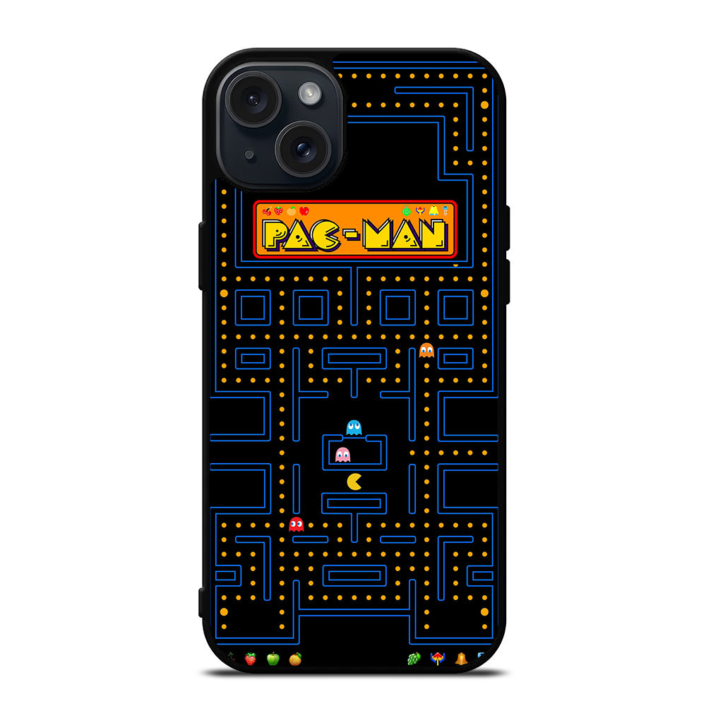 PAC MAN RETRO GAME iPhone 15 Plus Case Cover