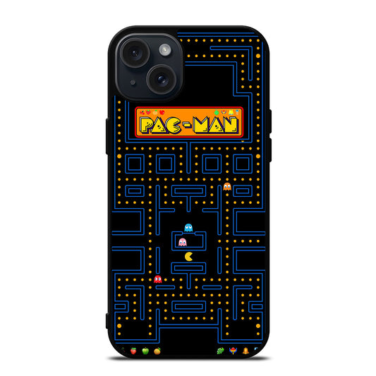 PAC MAN RETRO GAME iPhone 15 Plus Case Cover