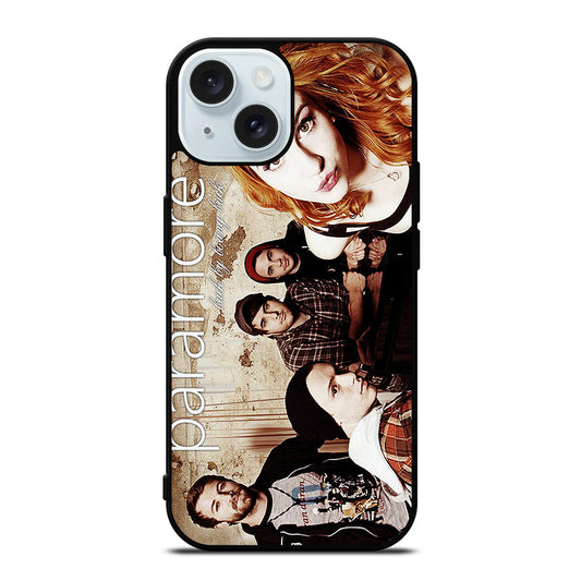 PARAMORE BAND POSTER iPhone 15 Case Cover