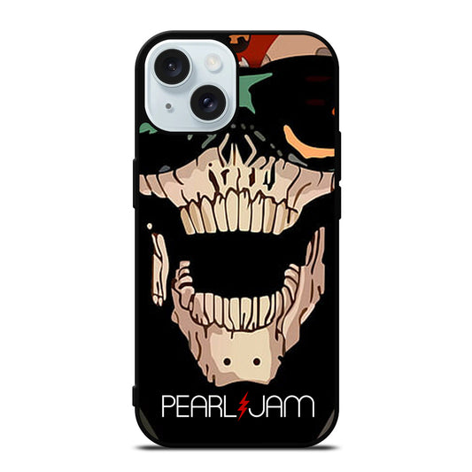 PEARL JAM SKULL LOGO iPhone 15 Case Cover