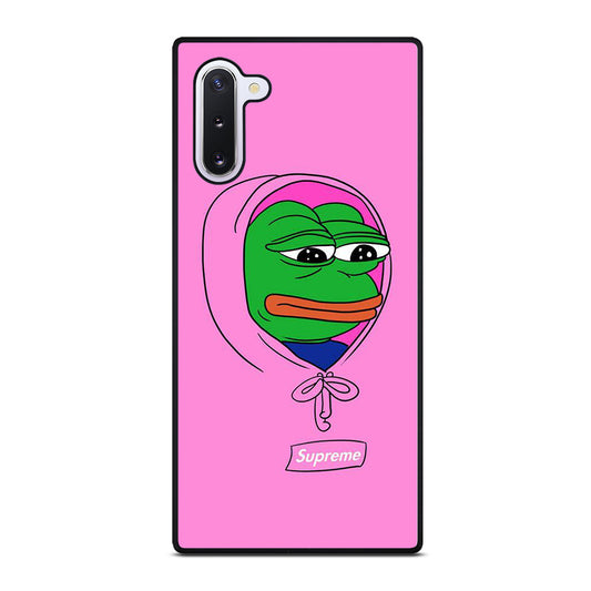 PEPE THE SMUG FROG PINK HOODIE Samsung Galaxy Note 10 Case Cover