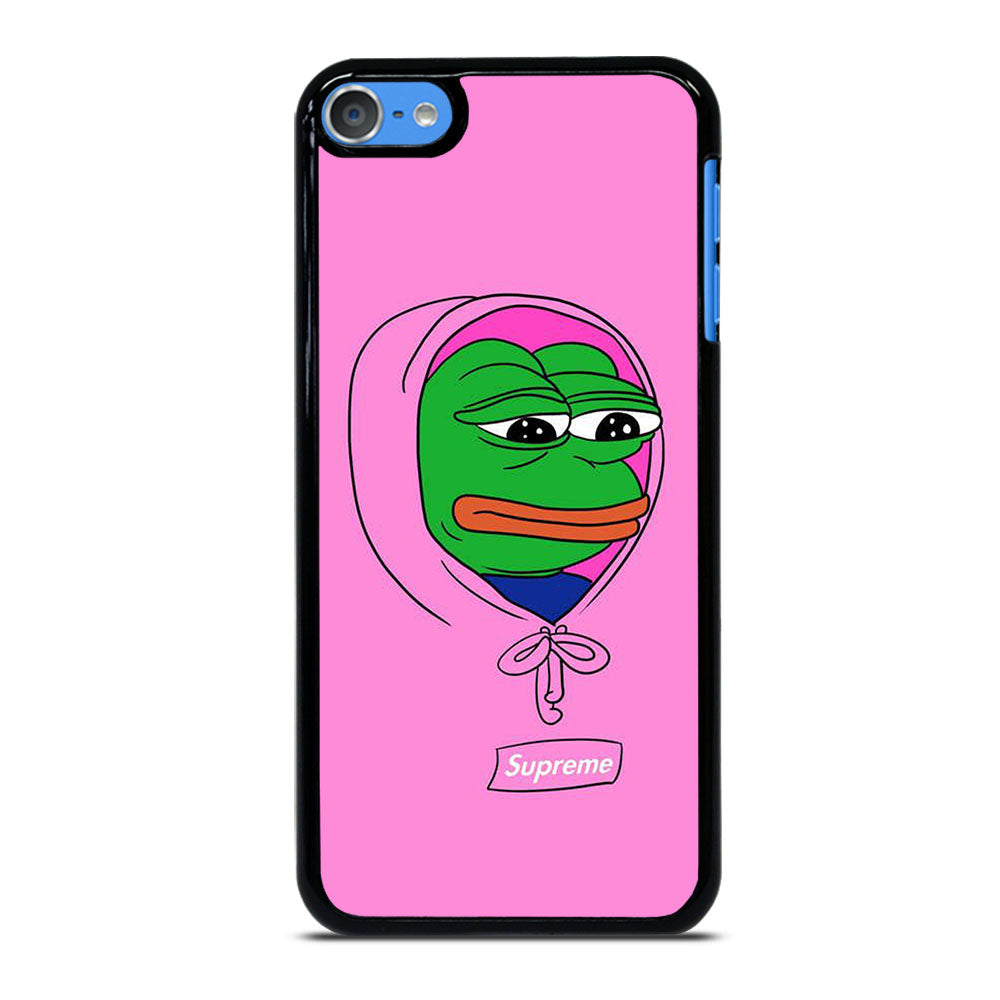 PEPE THE SMUG FROG PINK HOODIE iPod Touch 7 Case Cover