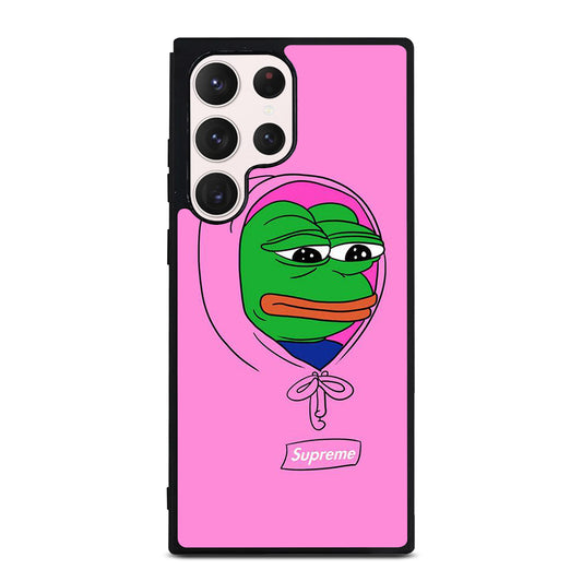 PEPE THE SMUG FROG PINK HOODIE Samsung Galaxy S23 Ultra Case Cover