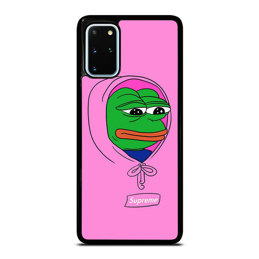 PEPE THE SMUG FROG PINK HOODIE Samsung Galaxy S20 Plus Case Cover
