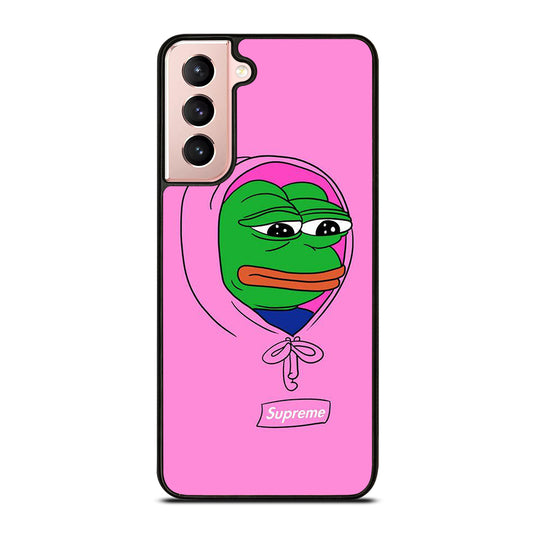 PEPE THE SMUG FROG PINK HOODIE Samsung Galaxy S21 Case Cover