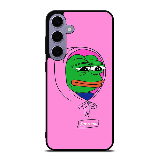PEPE THE SMUG FROG PINK HOODIE Samsung Galaxy S24 Plus Case Cover