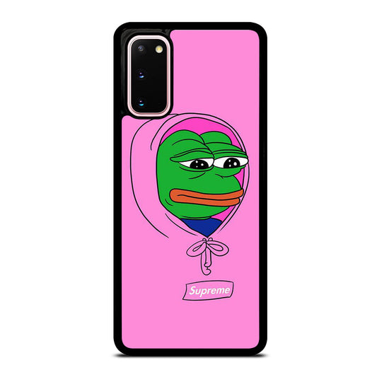 PEPE THE SMUG FROG PINK HOODIE Samsung Galaxy S20 Case Cover