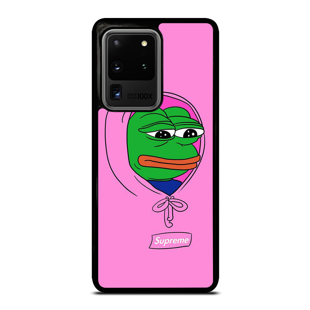 PEPE THE SMUG FROG PINK HOODIE Samsung Galaxy S20 Ultra Case Cover