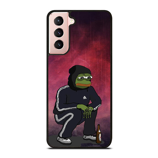 PEPE THE SMUG FROG SAD Samsung Galaxy S21 Case Cover