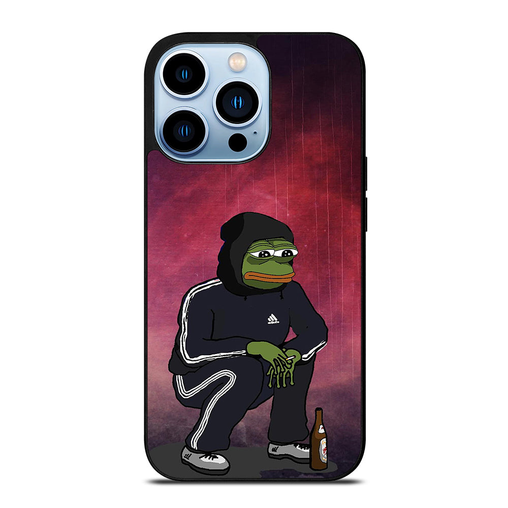 PEPE THE SMUG FROG SAD iPhone 13 Pro Max Case Cover