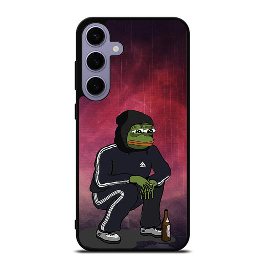 PEPE THE SMUG FROG SAD Samsung Galaxy S24 Plus Case Cover
