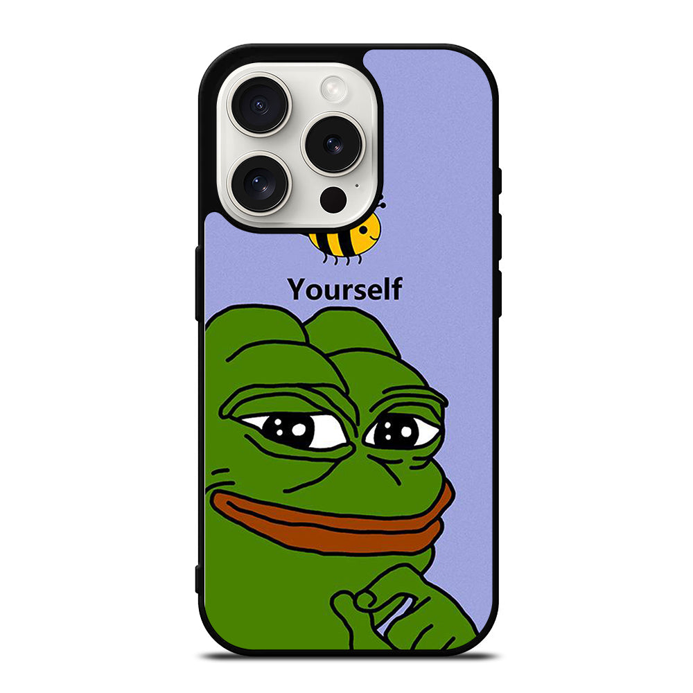 PEPE THE SMUG FROG YOURSELF iPhone 15 Pro Case Cover