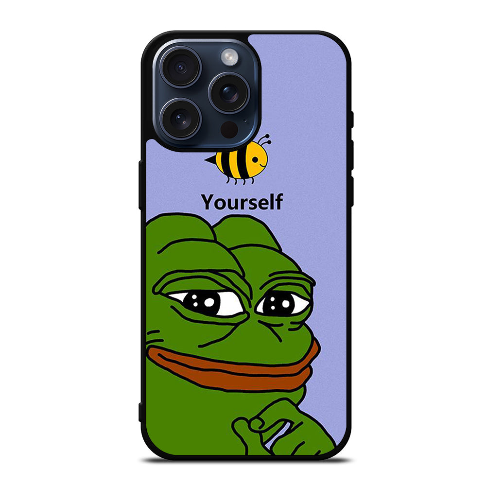 PEPE THE SMUG FROG YOURSELF iPhone 15 Pro Max Case Cover