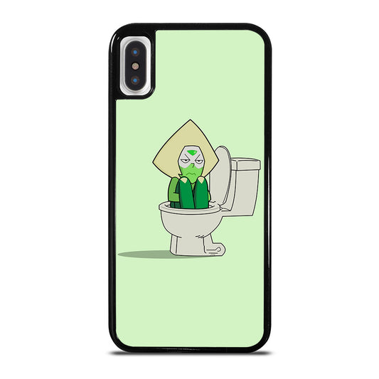 PERIDOT IN TOILET STEVEN UNIVERSE iPhone X / XS Case Cover