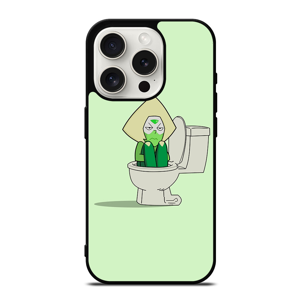PERIDOT IN TOILET STEVEN UNIVERSE iPhone 15 Pro Case Cover