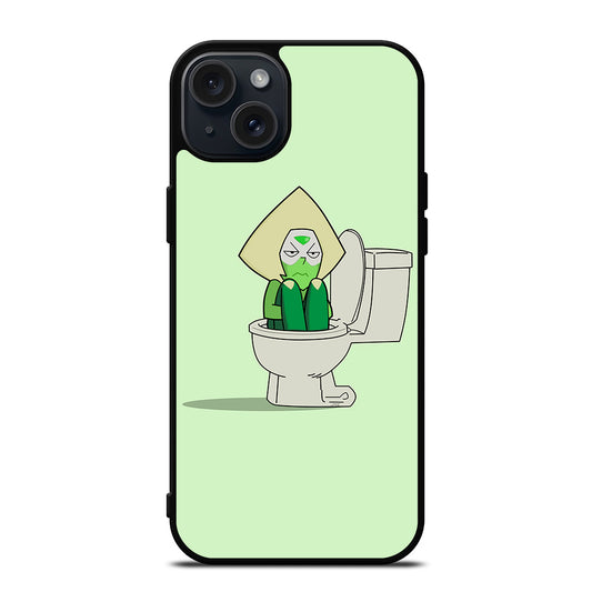 PERIDOT IN TOILET STEVEN UNIVERSE iPhone 15 Plus Case Cover