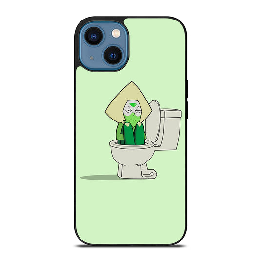 PERIDOT IN TOILET STEVEN UNIVERSE iPhone 14 Case Cover