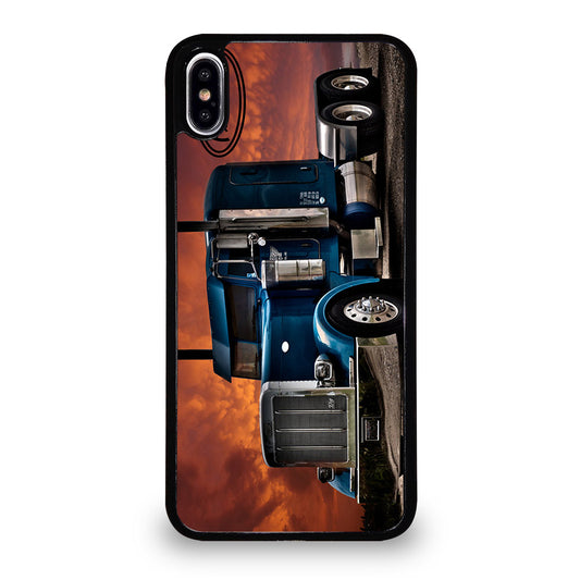 PETERBILT TRUCK BLUE iPhone XS Max Case Cover
