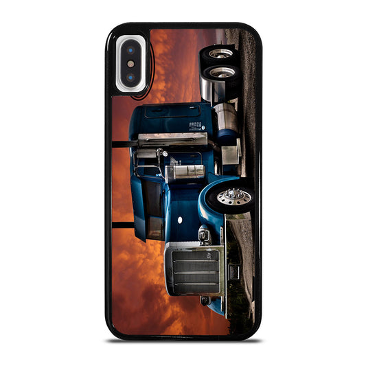 PETERBILT TRUCK BLUE iPhone X / XS Case Cover