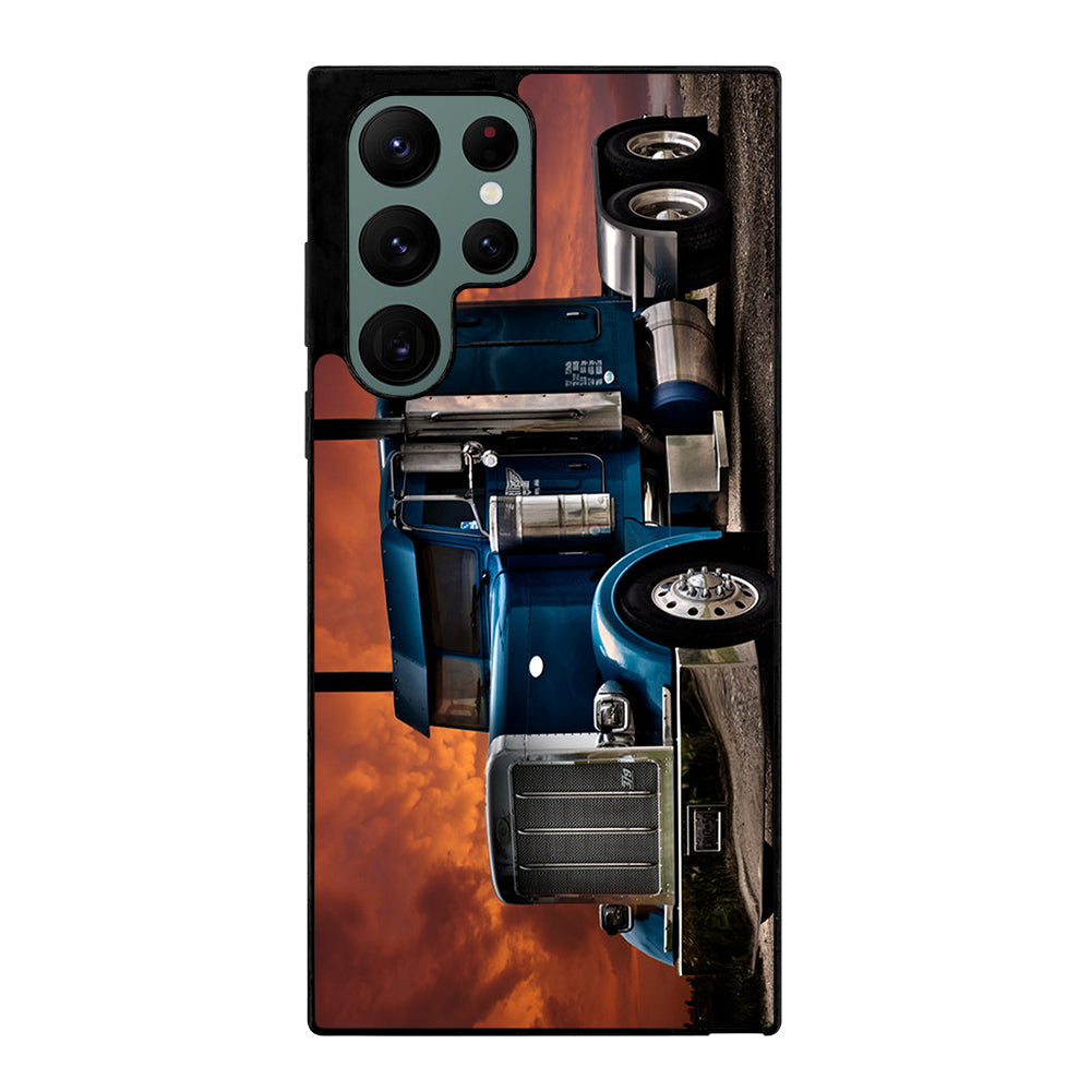 PETERBILT TRUCK BLUE Samsung Galaxy S22 Ultra Case Cover