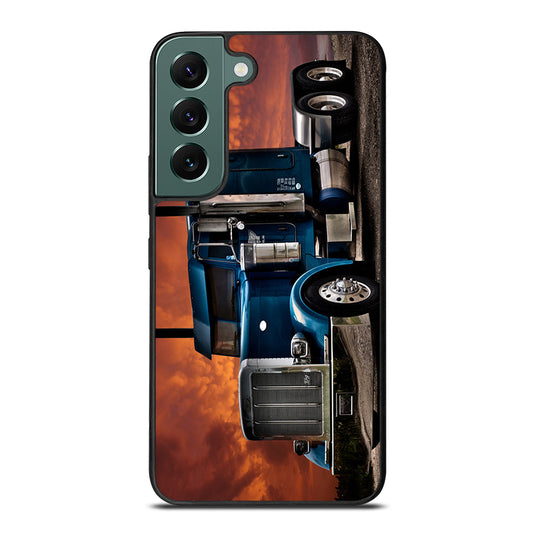 PETERBILT TRUCK BLUE Samsung Galaxy S22 Case Cover