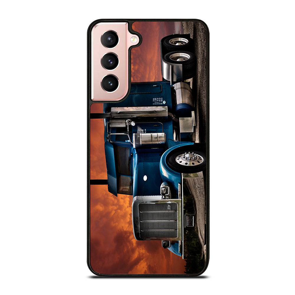 PETERBILT TRUCK BLUE Samsung Galaxy S21 Case Cover
