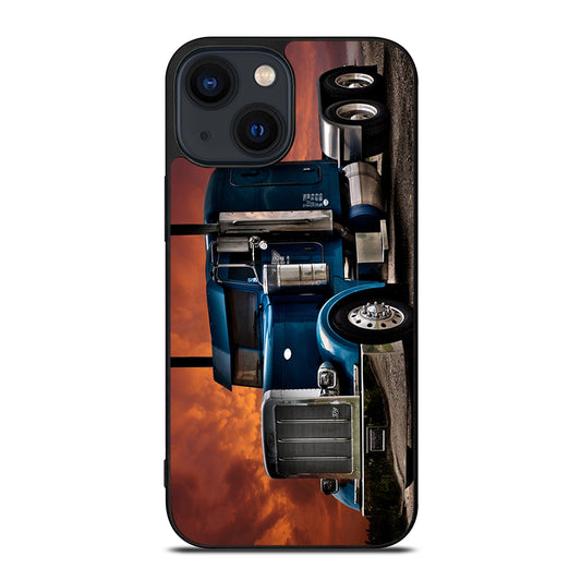 PETERBILT TRUCK BLUE iPhone 14 Plus Case Cover