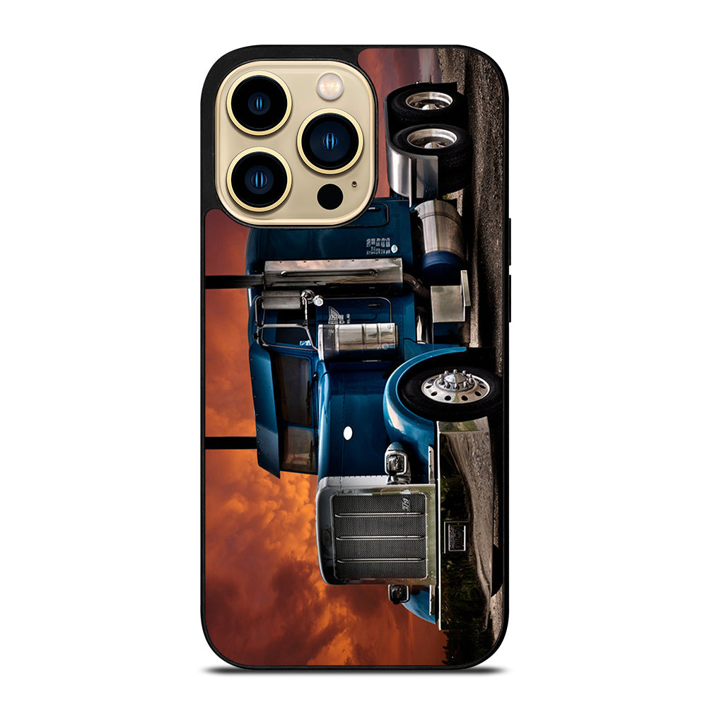 PETERBILT TRUCK BLUE iPhone 14 Pro Max Case Cover