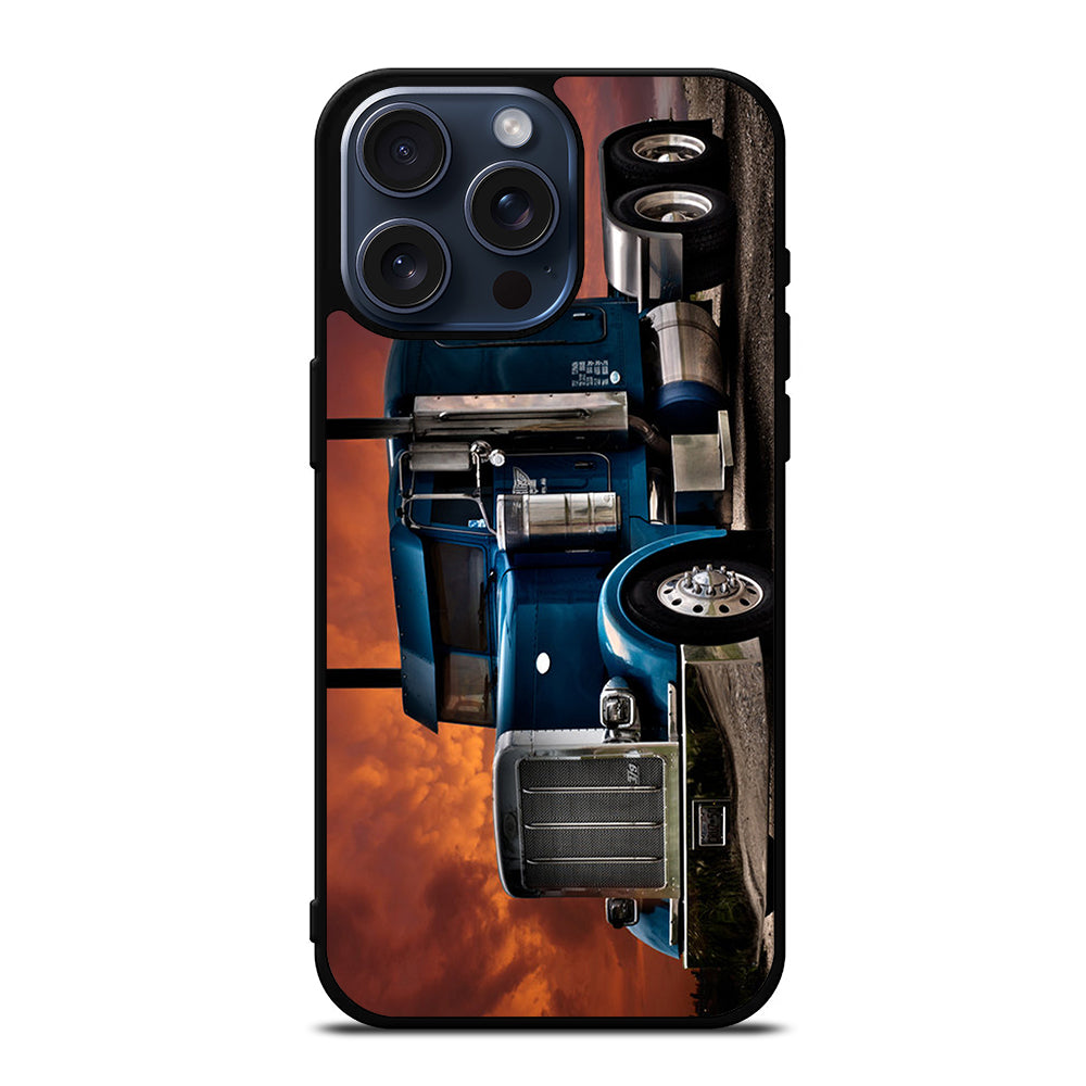 PETERBILT TRUCK BLUE iPhone 15 Pro Max Case Cover