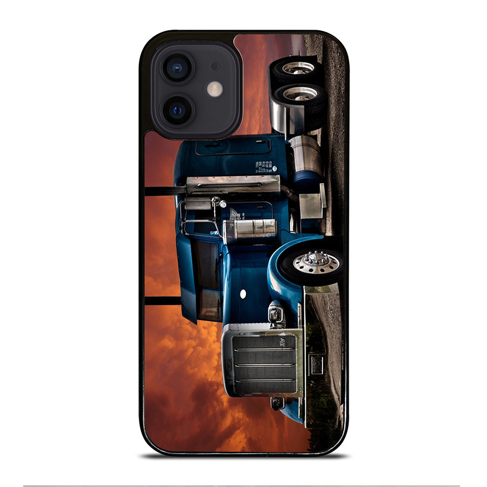 PETERBILT TRUCK BLUE iPhone 12 Mini Case Cover