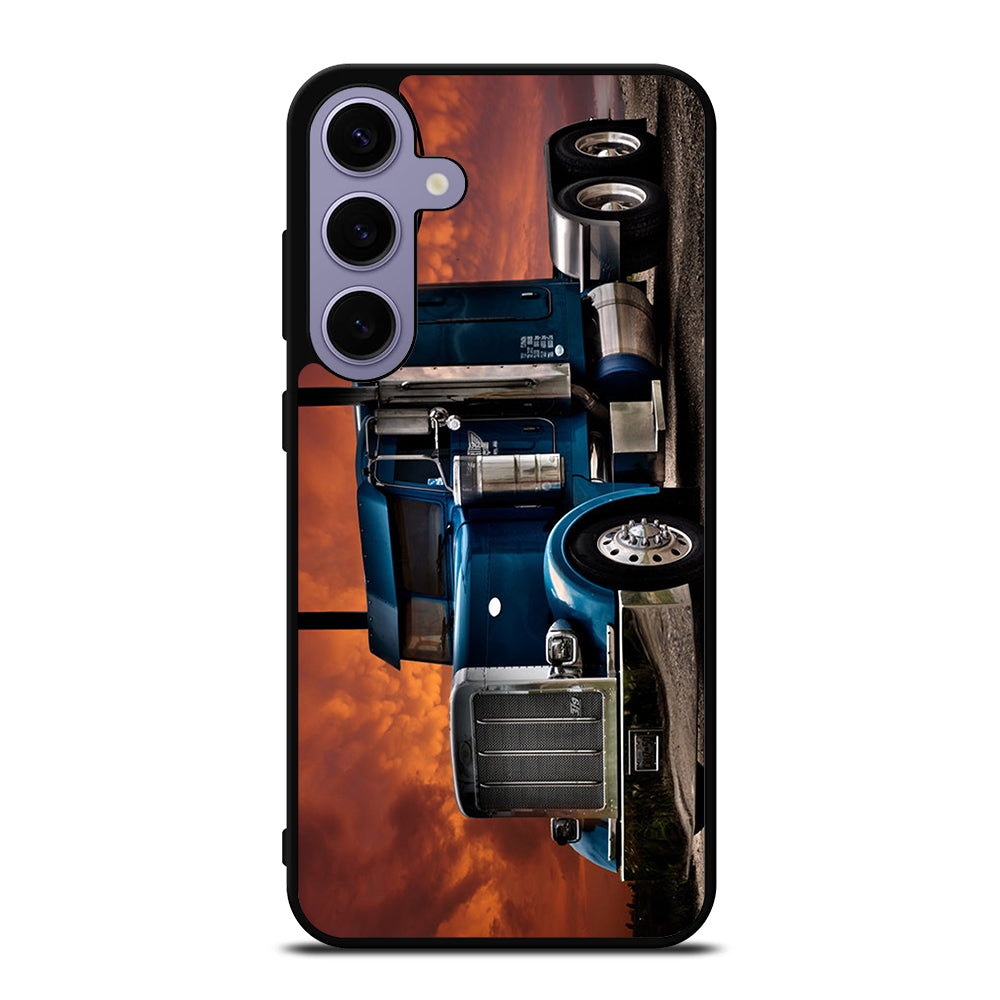 PETERBILT TRUCK BLUE Samsung Galaxy S24 Plus Case Cover