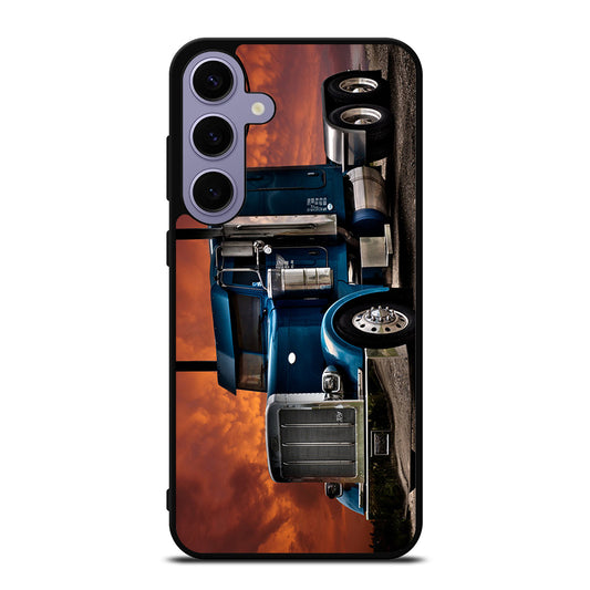 PETERBILT TRUCK BLUE Samsung Galaxy S24 Plus Case Cover
