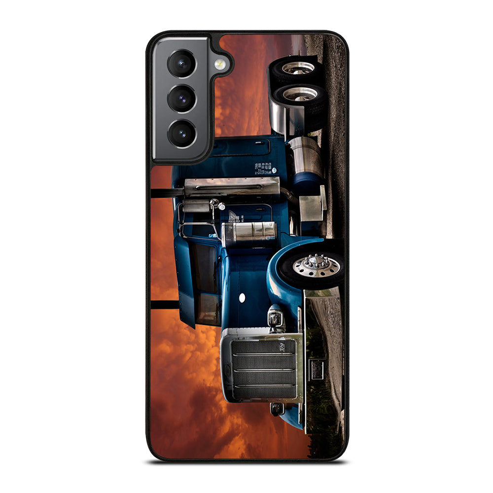 PETERBILT TRUCK BLUE Samsung Galaxy S21 Plus Case Cover